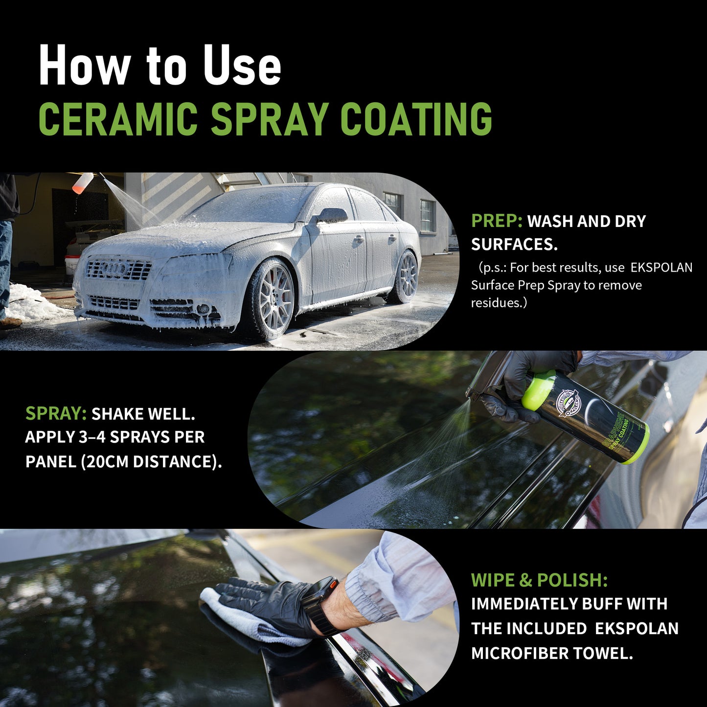 Graphene spray coating