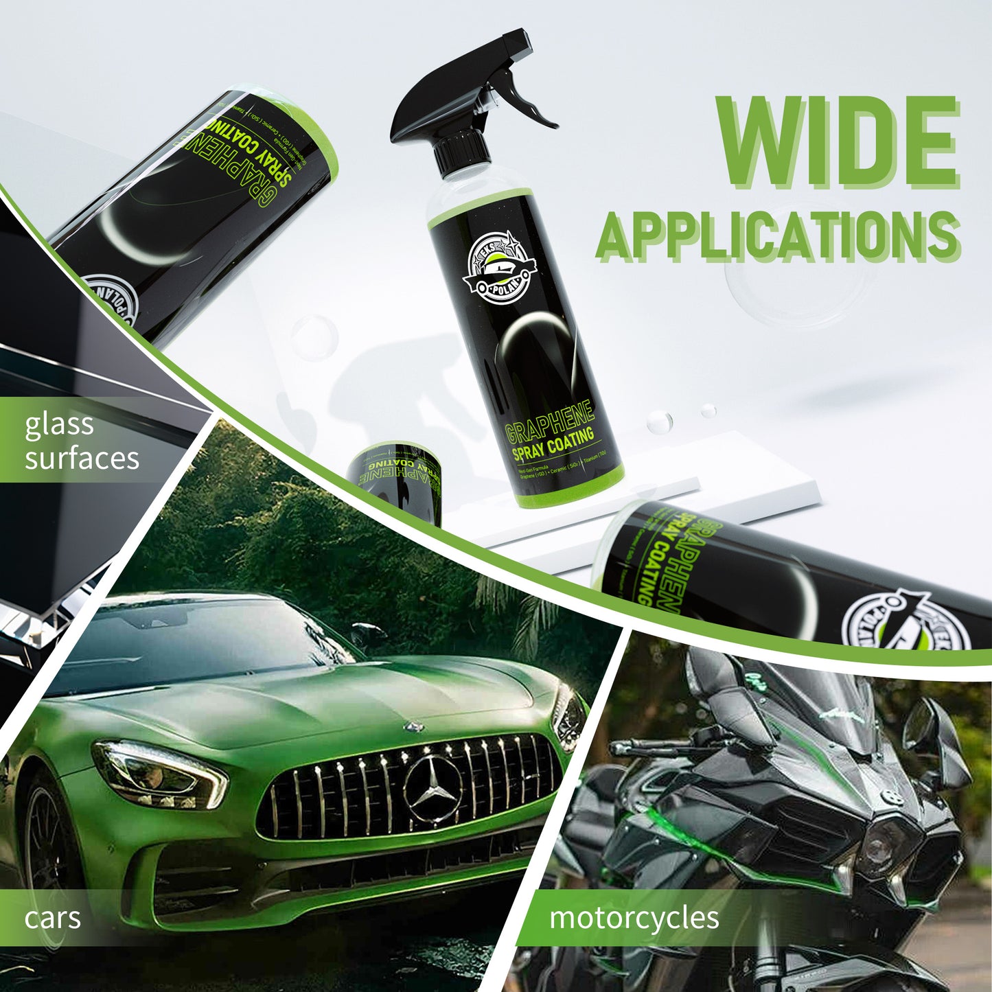 Graphene spray coating